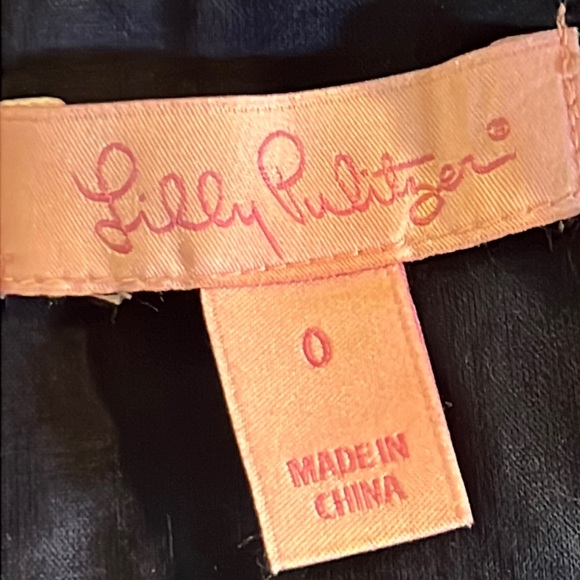 Lilly Pulitzer Navy & Gold Metallic Shift Dress - Picture 6 of 10